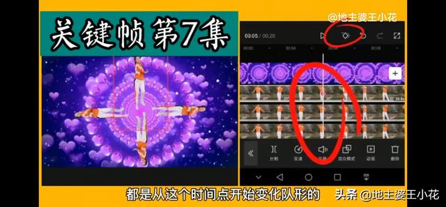 畫面跟隨人物移動剪輯（人物動作逐幀）
