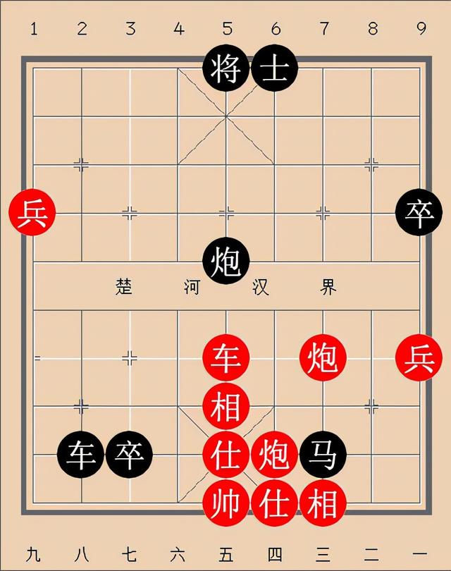 抖音象棋殘局破解2個(gè)兵紅棋雙車雙馬一炮，抖音象棋殘局破解法？