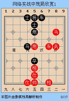 抖音象棋殘局破解2個(gè)兵紅棋雙車雙馬一炮，抖音象棋殘局破解法？