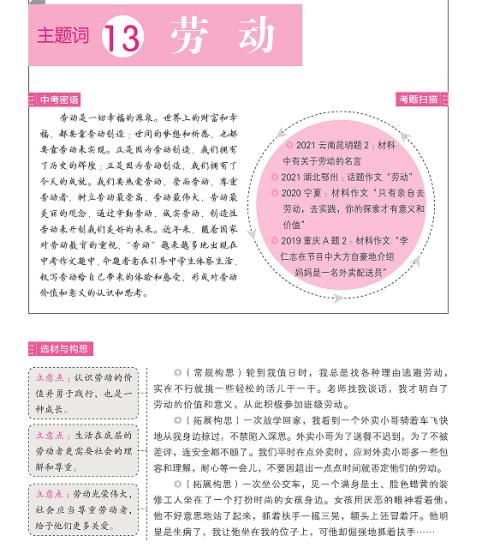 初中作文素材2022最新記敘文寫(xiě)人（初中作文素材2022最新記敘文題目）