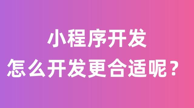 小程序開(kāi)發(fā)與制作，小程序軟件制作公司？