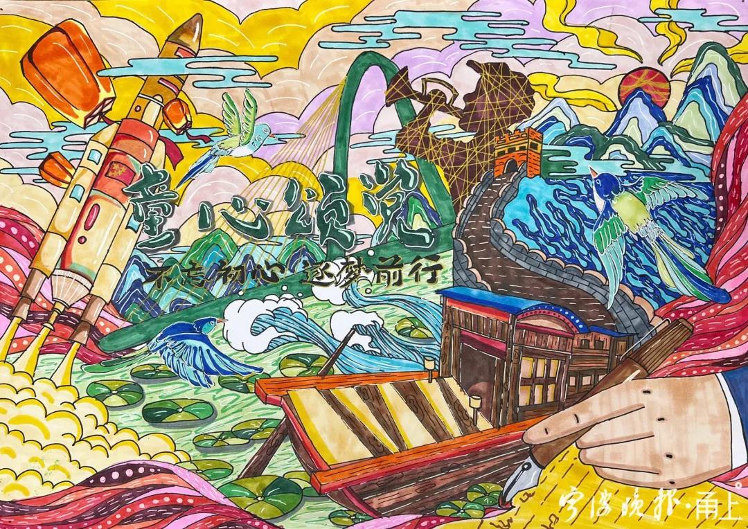 甬涼“童”行！這1600多件繪畫(huà)作品中，藏著太多故事